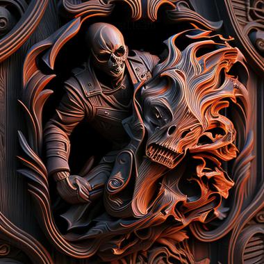 3D model st ghost rider (STL)